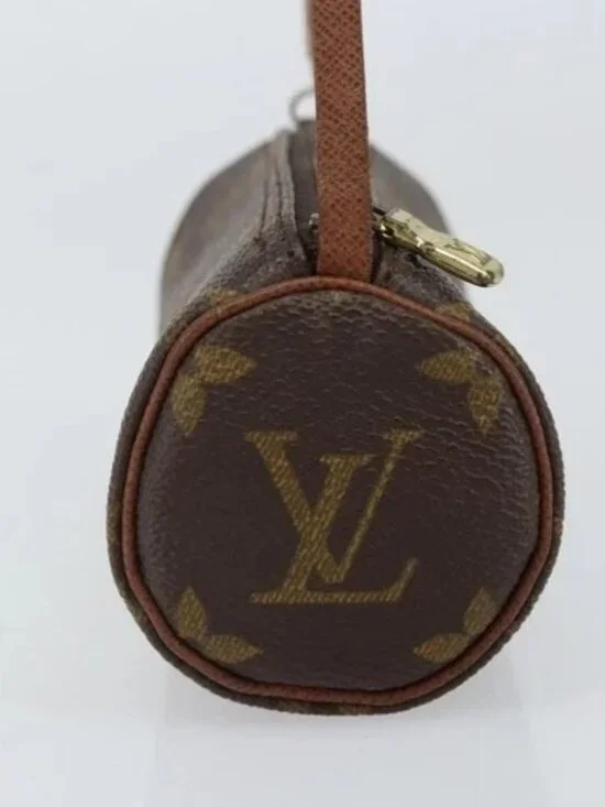 LOUIS VUITTON Monogram Papillon Pouch LV Auth - Picture 4 of 16